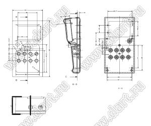 Case 21-102A корпус переносной 190x102x57 мм