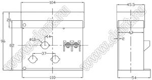 Case 20-6 коробка электрическая соединительная 104x96x45.5 мм