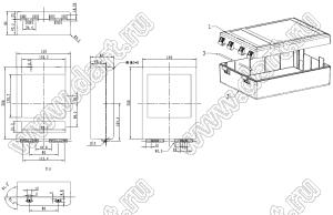 Case 19-63 корпус настенный 200x150x65 мм