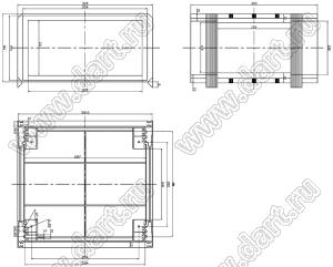 Case 15-20 бокс пластиковый 320x300x160 мм