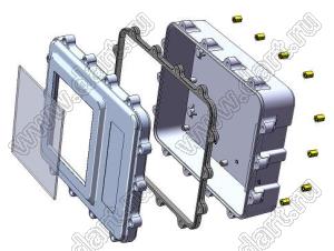 Case 11-97 корпус пластиковый влагозащищенный 229x179x69 мм