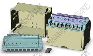 Case 23-89 корпус на DIN-рейку 110x75x70.5 мм