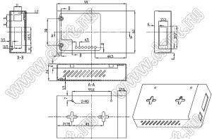 Case 20-18 коробка электрическая соединительная 99x60x24 мм