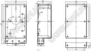 Case 19-10 корпус настенный 202x110x72.5 мм