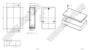 Case 20-91 коробка электрическая соединительная 91x57x24 мм; пластик ABS