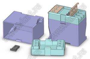 Case 23-88 корпус на DIN-рейку 75x43.5x71 мм