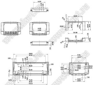 Case 18-31 корпус настольный 123x68x45 мм