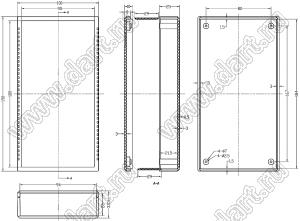 Case 21-70 корпус переносной 190x100x33.5 мм