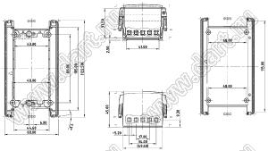 Case 18-31 корпус настольный 123x68x45 мм