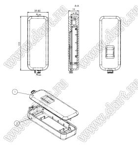 Case 21-118 корпус переносной 103x40x19 мм