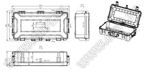 Case 45-13 ящик переносной для приборов 762x396x193 мм