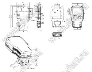 Case 21-155 корпус переносной 129x76x24 мм