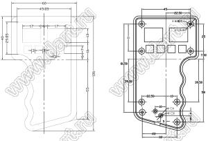 Case 21-79 корпус переносной 60x106x20 мм