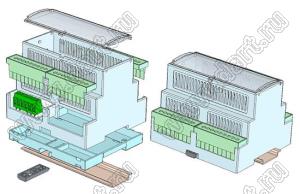 Case 23-94 корпус на DIN-рейку 106.5x91x78 мм