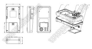 Case 21-145 корпус переносной 190x100x48 мм