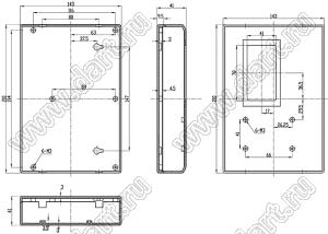 Case 19-37 корпус настенный 210x143x41 мм