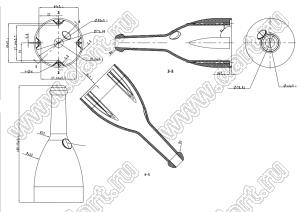 Case 28-156 корпус нестандартный 80x80x190 мм