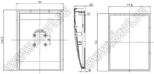 Case 18-28 корпус настольный 90x116.5x26 мм