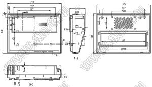 Case 18-23 корпус настольный 177x130x55 мм