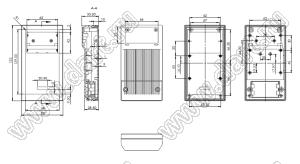 Case 21-74E корпус переносной 83x152x34 мм