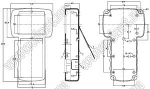 Case 21-53 корпус переносной 209x110x40 мм