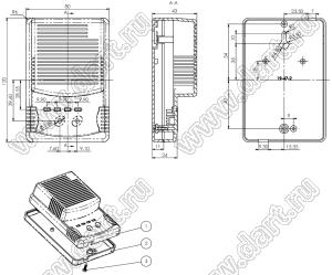 Case 19-47 корпус настенный 120x80x43 мм