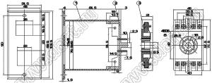 Case 14-7 релейный корпус 103.5x51.5x88.5 мм