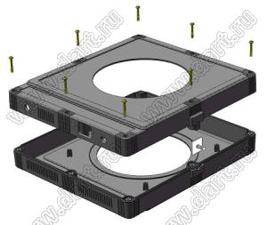 Case 11-102 корпус пластиковый влагозащищенный 320x280x70 мм