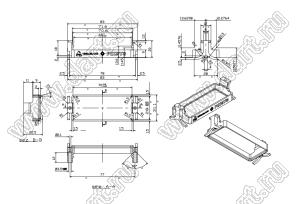 Case 28-127 корпус нестандартный 83x31x23 мм