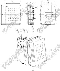 Case 19-64 корпус настенный 180x145x60 мм