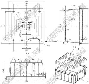 Case 18-60 корпус настольный 320x320x164 мм