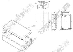 Case 21-73 коробка электрическая соединительная 71x41x23 мм