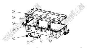 Case 45-13 ящик переносной для приборов 762x396x193 мм