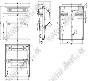 Case 15-36 бокс пластиковый 240x180x87 мм