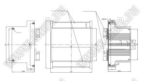 Case 23-14A корпус на DIN-рейку 101x115x55 мм