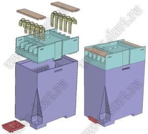 Case 23-115 корпус на DIN-рейку 70x45x100 мм