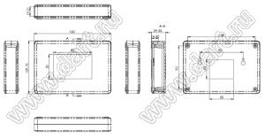 Case 20-99 коробка электрическая соединительная 160x110x30 мм; пластик ABS