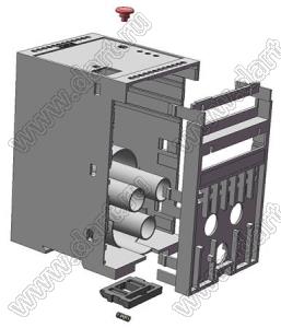 Case 23-121 корпус на DIN-рейку 94x79x136 мм