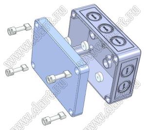Case 11-95 корпус пластиковый влагозащищенный 130x94x55 мм