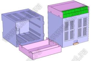 Case 23-110A корпус на DIN-рейку 75x90x105 мм