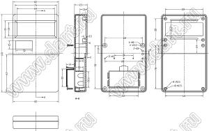 Case 21-12 корпус переносной 140x82x23 мм