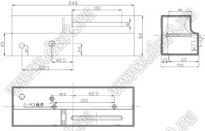 Case 28-17 корпус нестандартный 248x84x75.5 мм