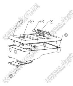 Case 21-102A корпус переносной 190x102x57 мм