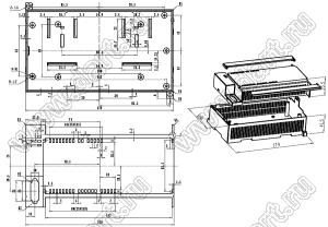 Case 22-31 промышленный управляющий корпус 179x100x87 мм; пластик ABS