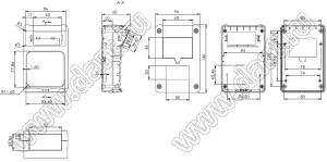 Case 18-58 корпус настольный 146x96x60 мм