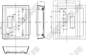 Case 28-40 корпус нестандартный 212x167x44 мм