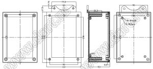 Case 19-41 корпус настенный 178x110x53 мм