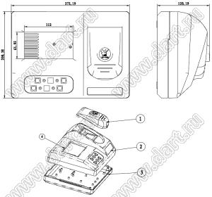 Case 18-53 корпус настольный 272x200x120 мм