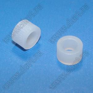 4-4 (CYX LED-6.3G*4) стойка цилиндрическая гладкая; d=мм; D=мм; d=4,2мм; D=6,3мм; A=4,0мм; нейлон-66 (UL); нейлон-66 (UL)