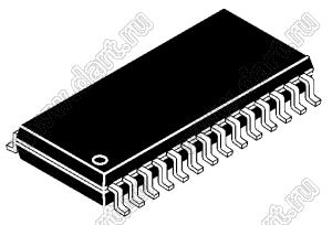 AVR128DA28-E/SO (SOIC-28) микроконтроллер AVR; F=24MHz; FLASH 128килобайт; SRAM 16килобайт; Uпит.=1,8…5,5V; Tраб. -40...+125°C